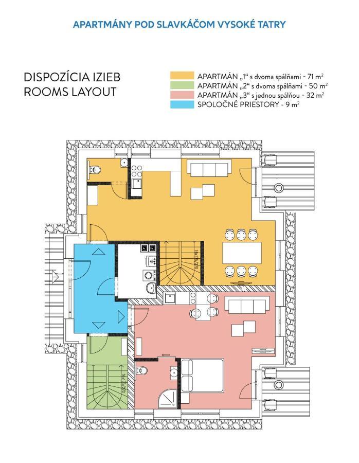 Apartmany Pod Slavkacom - Vysoke Tatry Velky Slavkov Exterior photo